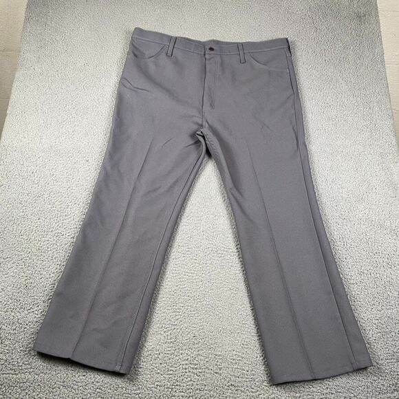 Wrangler Jean Dress Pants Men's 42x29 Gray New Western Wrancher 82GY - Picture 1 of 13